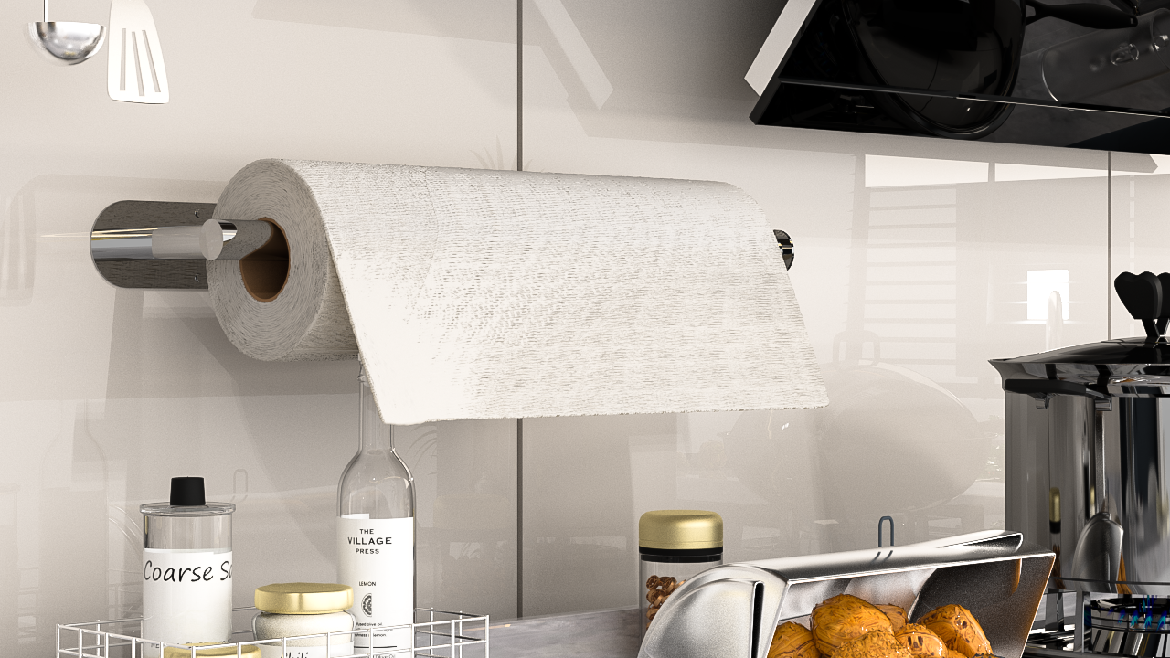 Under Cabinet Paper Towel Holder