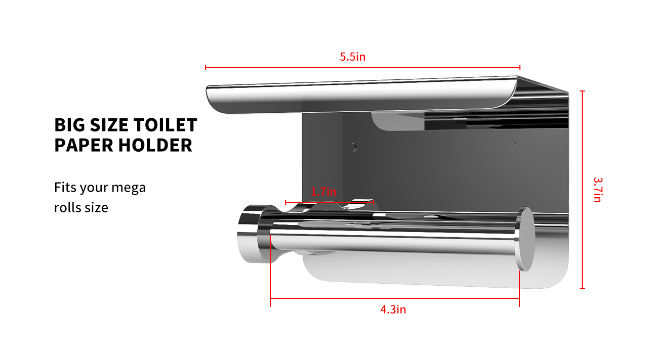 Self Adhesive Toilet Paper Holder