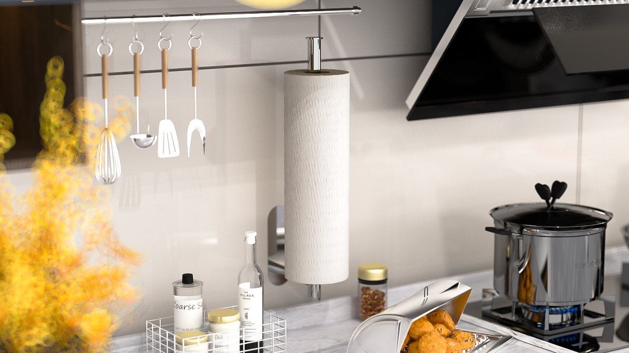 Under Cabinet Paper Towel Holder